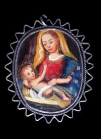 Virgen maria y el Niño Jesús.