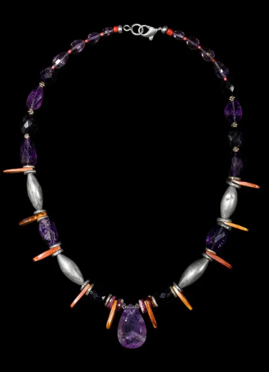 Collar con amatista