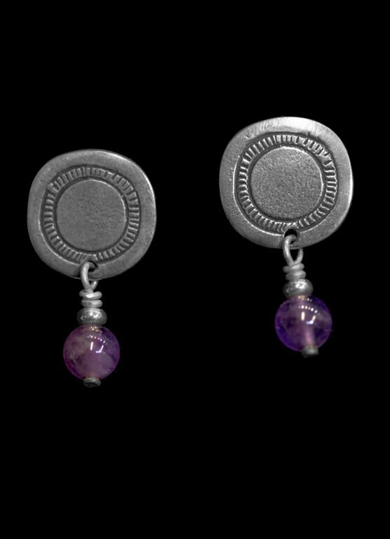 535 Aros con amatista