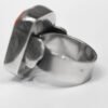 154 Anillo con coral bamboo