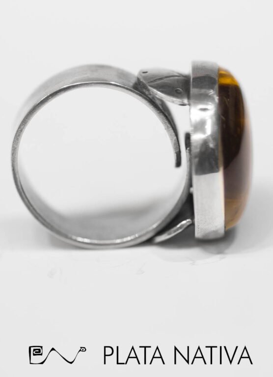 157 Anillo con ojo de tigre - Imagen 2