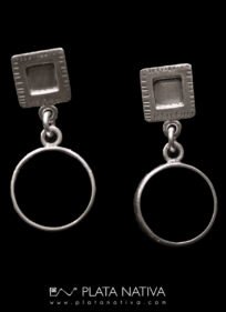 672 Aros con onix negro