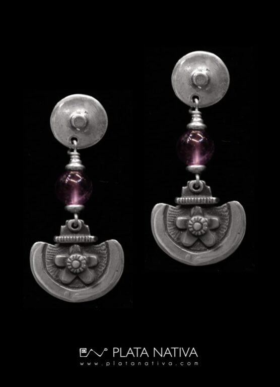 aros con amatista