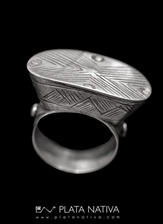 anillo de plata