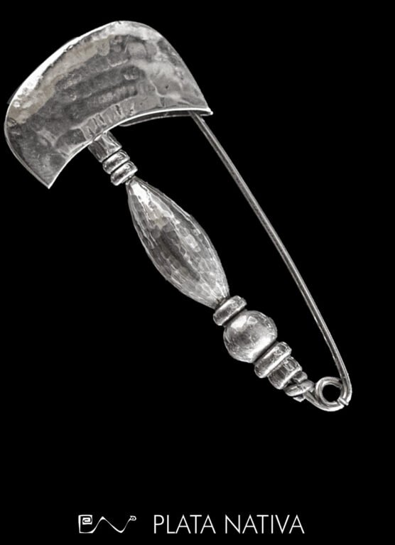 alfiler de plata sola
