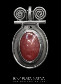 610 Colgante con rodocrosita