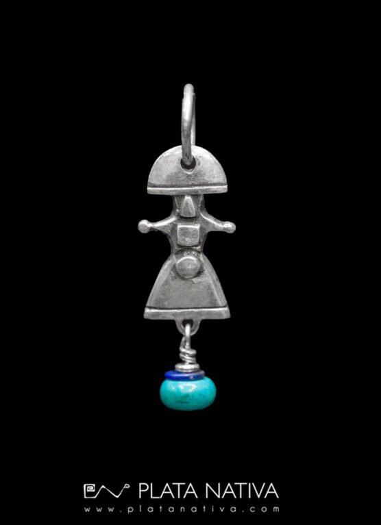 Colgante de plata con turquesa