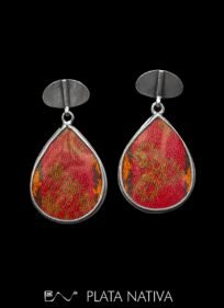 746 Aros con textil antiguo