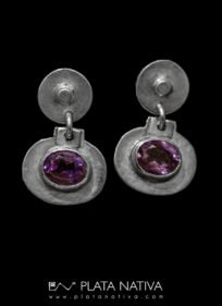 780 Aros con amatista