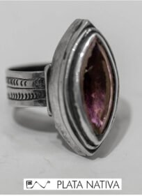 Anillo con amatista
