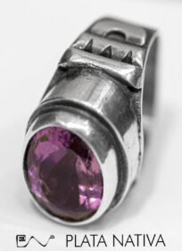 Anillo con amatista