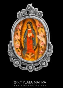 Our Lady of Guadalupe brooch
