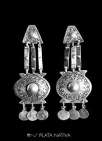 long silver hoops