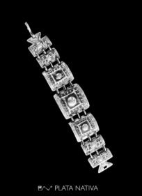128 Pulsera de placas